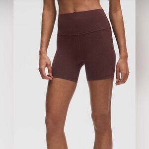 Bundle of 2 Lululemon Align 6" High Rise Bike Shorts Navy and Java